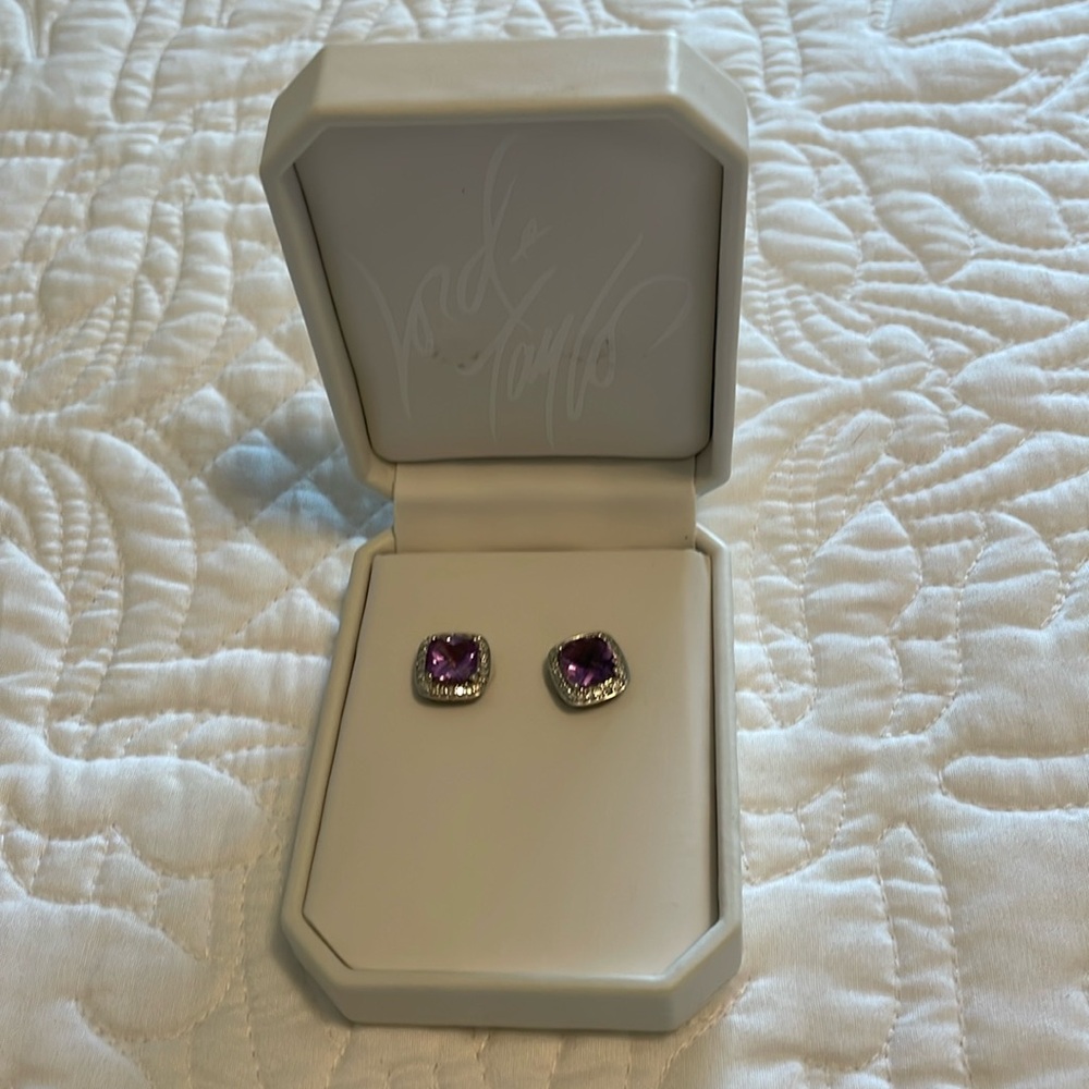 Purple Earrings